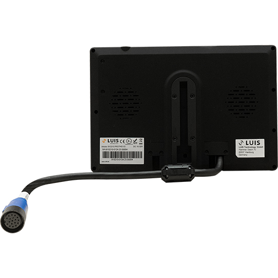 LUIS 7Zoll HD Monitor Professional 1024&times; 600 Pixel, 5-PIN Anschluss