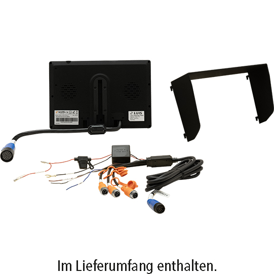 LUIS 7Zoll HD Monitor Professional 1024&times; 600 Pixel, 5-PIN Anschluss