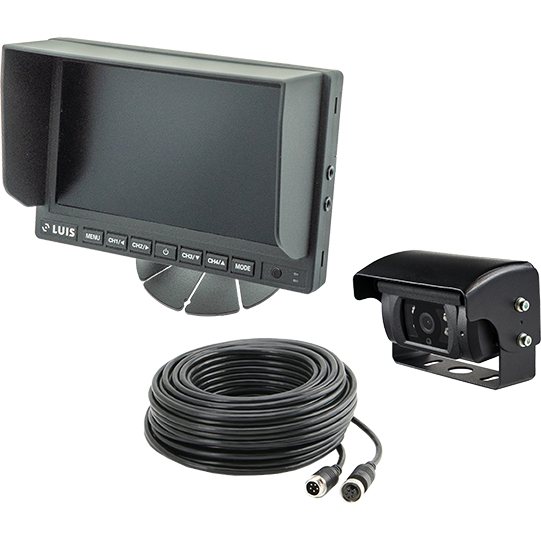 LUIS R7-S R&uuml;ckfahrsystem HD Quad 7&ldquo; mit Shutter-Kamera Suer 245559303
