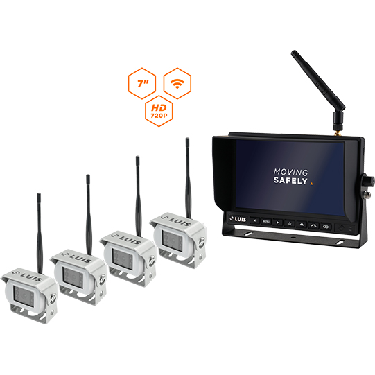 LUIS HD Digital-Funksystem 7Zoll Professional, mit 4 Suer 245559307