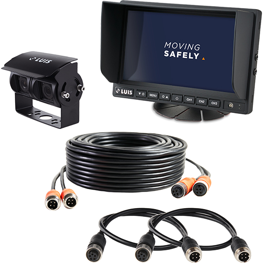 LUIS Kamera-Twin-System 7Zoll Professional, schwarz, 20 m 900215 Suer 245559310