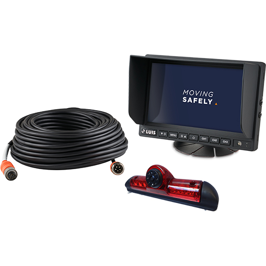LUIS Kamerasystem 7Zoll mit Bremsleuchtenkamera, 7Zoll Monitor, 901064 Suer