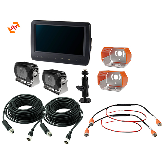 SL Vision Pro Kit, Edge AI Kamera-Monitor-System mit Personenerkennung Suer
