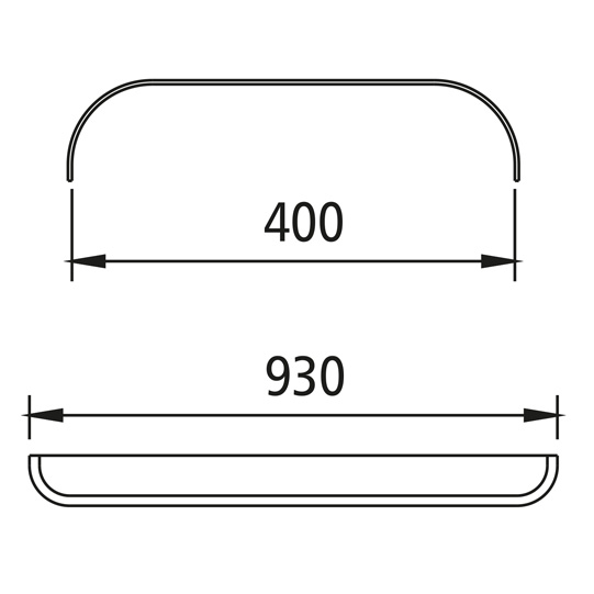 Kotfl&uuml;gel - Kunststoff Mittelst&uuml;ck S - Hansaflex DM - PE 40.940, Suer 274375176