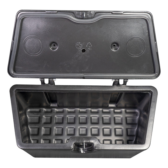 Suer Maxibox für Pkw-Anhänger WK-PKW1, Polyethylen, schwarz Suer 390141596