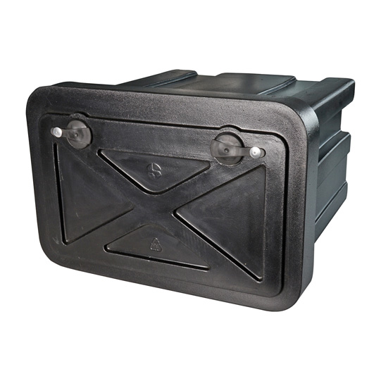 WerkzeugkastenWK-PE 1, Polyethylen, schwarz, Suer 390142001