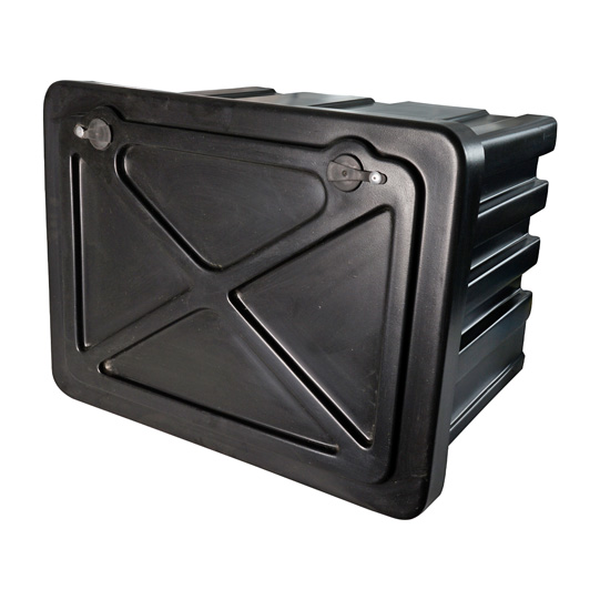 Werkzeugkasten WK-PE 4, Polyethylen, schwarz, 620 &times; 480 &times; 510 mm Suer 390142013