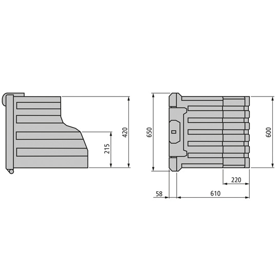 WerkzeugkastenWK-FS 50 SG, Polypropylen, schwarz, Spritzguss, Suer 390142048