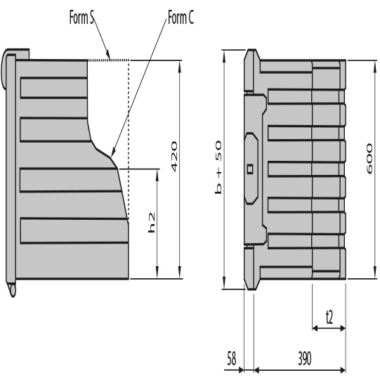 WerkzeugkastenWK-FS 30 SG, Polypropylen, schwarz, Suer 390142061